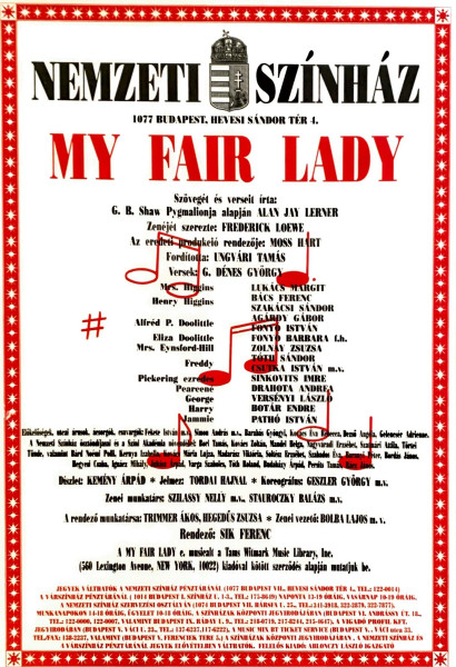 My Fair Lady, Nemzeti Színház