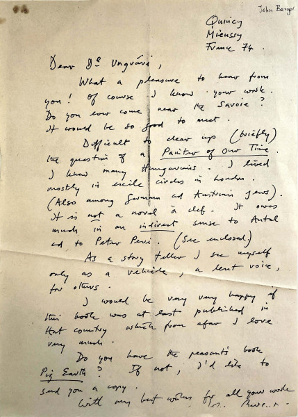 John Berger levele