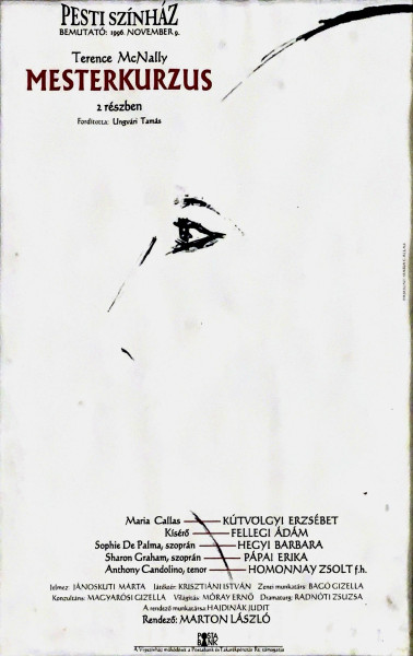 Terence McNally: Mesterkurzus, 1996 Nov 9