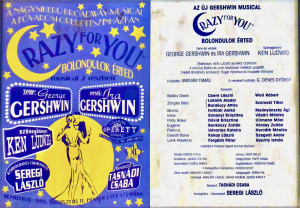 Crazy for You, Operett szinhaz, 1995 Aug 11